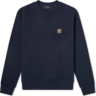 Belstaff Sweatshirt - Dames - Sweatshirts - Blauw - S - Katoen - Hoodies & sweatvesten