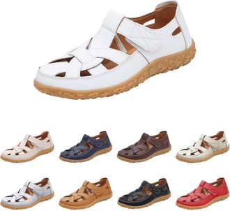 Generic Closed Toe Sandals for Women Fisherman Sandals for Women Wide Fitting Breathable Hollow Out Athletic Shoes Slip on Close Toe Sneakers Lightweight Non-