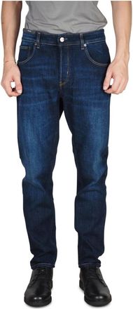 Pantaloni Torino Reggae Denim Jeans - Heren - Slim Fit Jeans - Blauw - W31 - Denim - Jeans