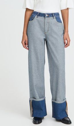 Ichi Ihmianna Two-Tone Jeans in Washed Med. Blue at Nordstrom, Size 25