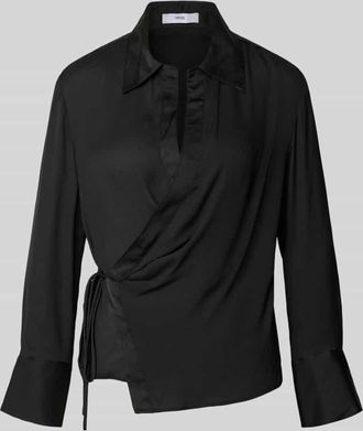 Mango Hemdbluse mit Schnürverschluss in Black, Größe XL