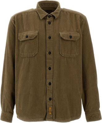 B.D. Baggies Beige Corduroy Overshirt Jacket