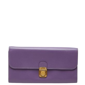 Ferragamo Leather Coin Purse/Coin Case (Pre-Owned)
