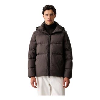 Marc O'Polo Puffer Donsjack - Heren - Jassen - Grijs - Maat: M Poliester