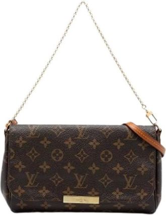 Louis Vuitton Pre-owned Cross Body Bags, female, Brown, Size: ONE SIZE Pre-owned The Favorite MM