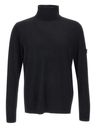 Peuterey Chico knitted sweater - men - Polyester/Polyamide/Spandex/Elastane - M - Black