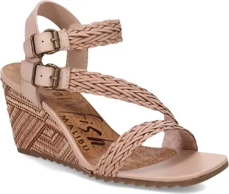 Blowfish Womens Oksana Wedge In Lotus Dyecut