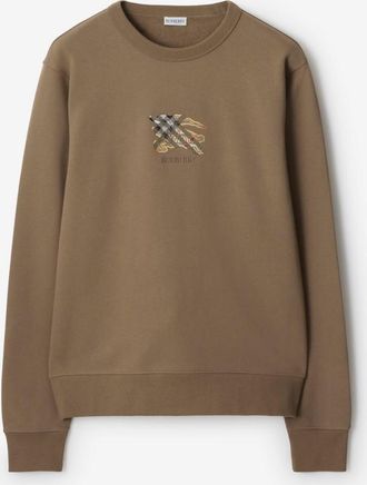 Burberry EKD Check Cotton Sweatshirt
