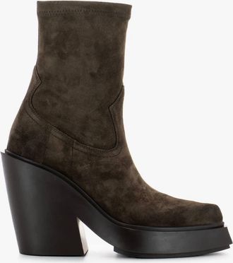 Vic Mati&eacute; Womens Magnifico Western Bootie In Brown