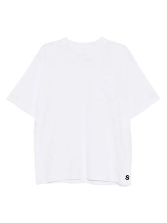 sacai chest pouch pocket T-shirt - White