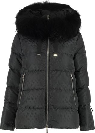 Moorer Gadia Hooded Short Down Jacket
