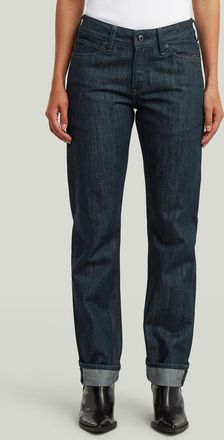 G-Star G-STAR Lennoxx Slim Straight Jeans - Donkerblauw - Dames