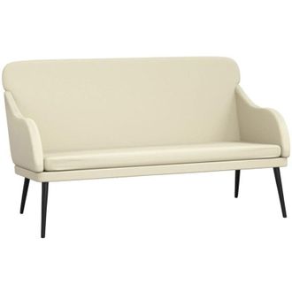 vidaXL Panca Crema 110x76x80 cm in Similpelle vidaXL