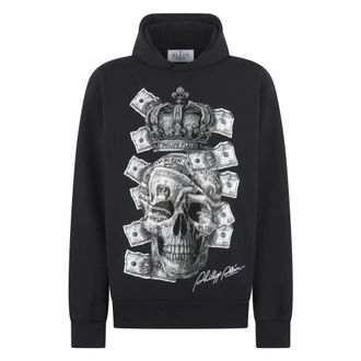 Philipp Plein Heren, Sweatshirts & Hoodies, Zwart, Maat: 3XL