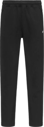 K-Way Broeken, Heren, Zwart, XL, Katoen, Sportieve Interlock Broek