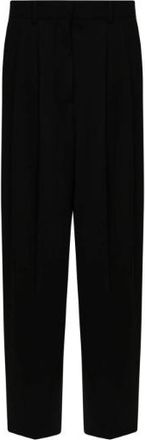 P.A.R.O.S.H. Womens Liliuxy Virgin Wool Trousers - Black - Size X-Small
