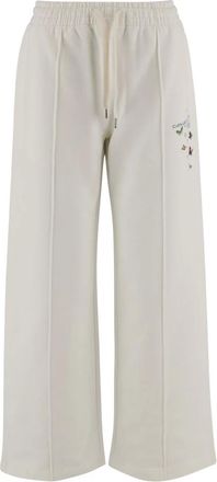 Casablanca Wide Trousers, female, White, XS, Trousers