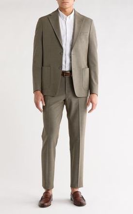 Calvin Klein Notch Lapel Slim Fit Suit in Grey at Nordstrom Rack, Size 38Regular