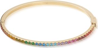 Coeur de Lion Eternal Love Rainbow Bangle in Gold at Nordstrom, Size 6.75