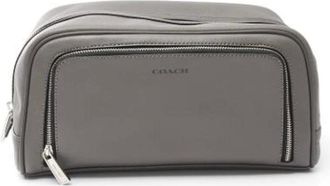 Coach Pre-owned Bags, male, Gray, Size: ONE SIZE Pre-owned Leather clutches