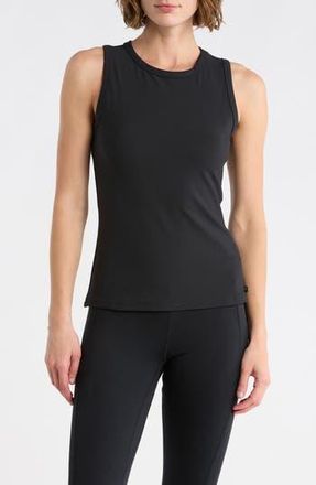 Marika Mindy Ribbed Active Tank in Black at Nordstrom Rack, Size X-Large