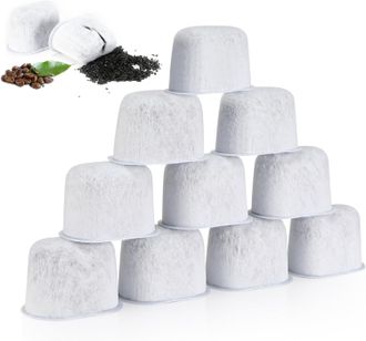 OEM Juego De 12 Filtros De Agua Para Cafeteras, Filtro De Agua De Carb&oacute;n Activado, Filtro De Agua De Repuesto Para Cafeteras Ninja Barista Express Y Keuri