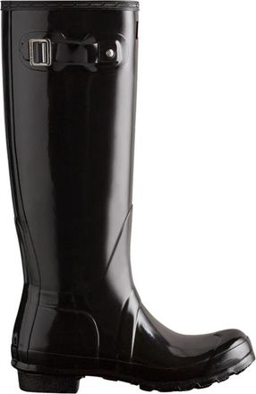 Hunter Original Tall Gloss Boot - Dames - Regenlaarzen - Zwart - 37 EU - Schoenen