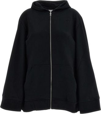 7 For All Mankind Sudadera Oversize con Cremallera - Sweatshirts & Hoodies - Mujer - Negro - S