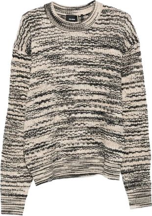 Axel Arigato Marl-knit Crew-neck Sweater