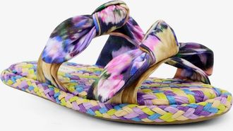 Zimmermann Womens Sandals Carousel Raffia Multicolour Fabric-Rubber Fabric/rubber
