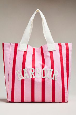 Barbour Emily Varsity Denim Tote