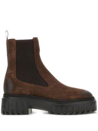 Hogan Botas Chelsea de cuero H700 de Hogan