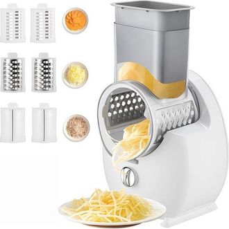OEM Rallador De Queso, Rallador El&eacute;ctrico, Rallador De Zanahoria El&eacute;ctrico, 50w, Rallador Rotatorio, Queso, Verduras, Rallador, 171729cm, Blanco