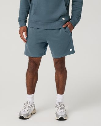 Vuori Clothing Cypress Vintage Shorts 7 | Blue Sea | XS, Size Extra Small