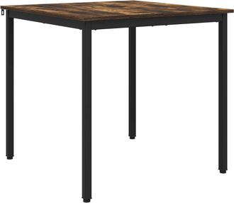 vidaXL Mesas De Comedor 80 X 80 X 75 Cm Madera De Ingenier&iacute;a Cuadrado Vidaxl