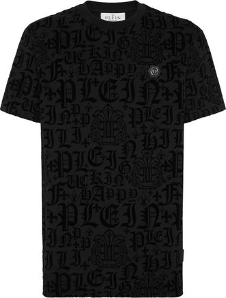 Philipp Plein T-shirt con stampa Gothic Plein - Nero