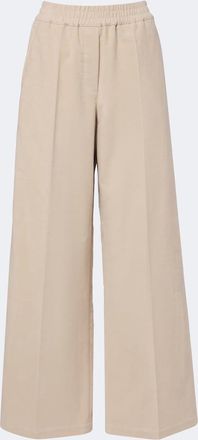 Brunello Cucinelli Cotton wide-leg pants