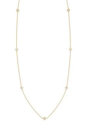 Bony Levy Mykonos Diamond Station Necklace in 18K Yellow Gold at Nordstrom Rack, Size 32