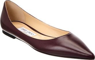 Jimmy Choo London Love Leather Flat