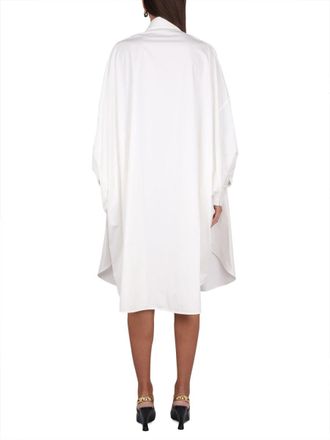 Bottega Veneta Compact Cotton Dress - White