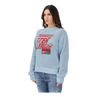 Dsquared2 Donna, Maglie, Blu, S, new