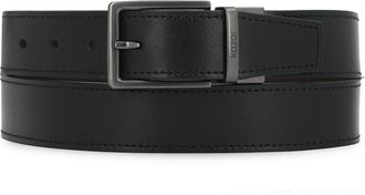 Kazar Kasperos Riem - Heren - Riemen - Zwart - 125 CM - Leer - Accessoires