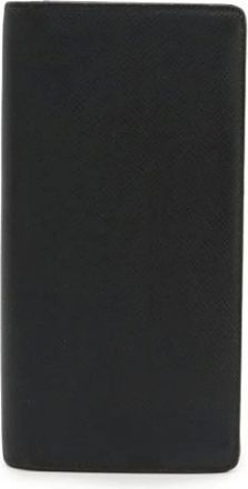 Louis Vuitton Pre-owned Wallets, unisex, Black, Size: ONE SIZE Pre-owned Leather Wallet