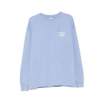 Dr&ocirc;le de Monsieur Long Sleeve T-shirt - male - Drole de Monsieur - Long Sleeve T-Shirts - Blue - XL - Tops