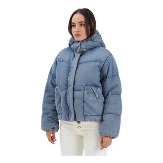 Levi's Western Bubble Shortie Jacket - female - Levis - Down Jackets - Blue - XS - Jackets
