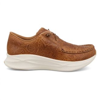 Twisted X Boots Womens Feather X Casual Tooled Shoe In Spice