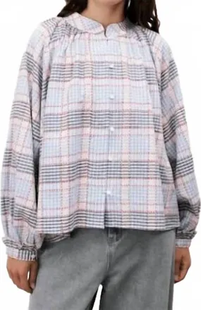 FRNCH Maile Shirt In Light Blue