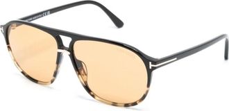 Tom Ford Ft 1026 05E Zonnebrillen - Heren - Zonnebrillen - Zwart - 61 MM - Accessoires