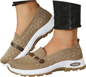 Generic Orthopaedic Womens Shoes, Hiking Shoes, Lightweight Mesh Shoes, Slip-On Summer Breathable Slip-On Shoes, Comfortable Outdoor Sports Shoes, Womens Shoe