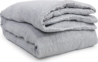 Pom Pom at Home Logan Duvet Cover in Navy at Nordstrom, Size Queen